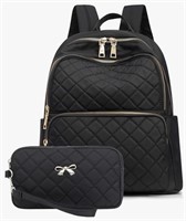 Small Backpack Purse- Black

For Women Nylon