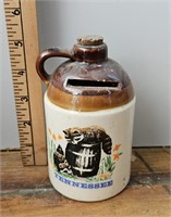 Tennessee Whiskey Jug Coin Bank