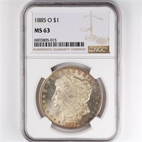 1885-O Morgan Dollar NGC MS63