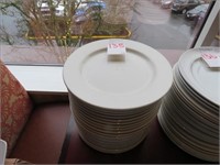 LOT, (23) 12" ROUND WHITE PLATES