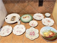 Antique collector plates