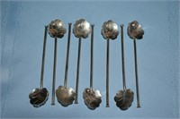 8 pcs .925 Silver (Mexico) Coffee Spoons