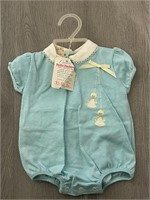 Vintage Carters Embroidered Onesie Deadstock