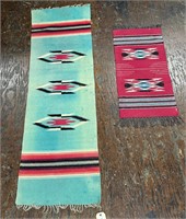 2 Mexico Chimayo Indian Rugs