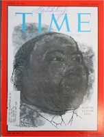 Martin Luther King Signed Time Magazine Cover