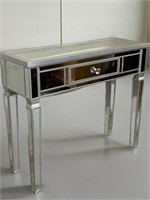 OFFSITE Art Deco Mirrored Console w  Drawer 42