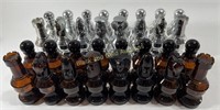 (32) Large AVON Chess Set Pieces Cologne Bottles