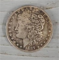 1887-P US Morgan Dollar
