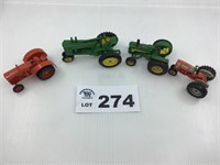 Lot Of 4 - 1/50 Scale Misc Tractors