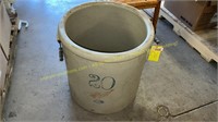 Antique 20Gal Red Wing Crock