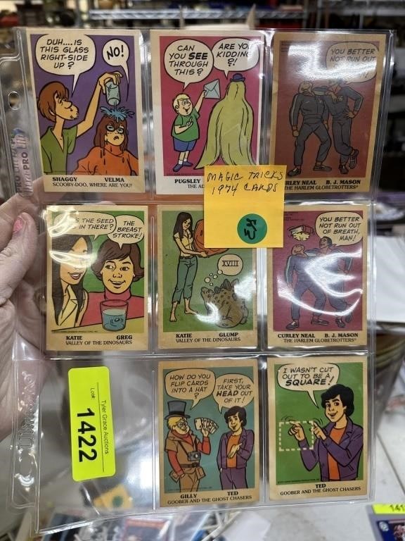 LOT OF 1974 MAGIC TRICKS CARDS