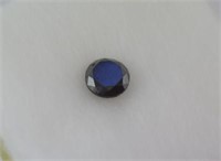 Unset brilliant cut black diamond (approx 3ct)