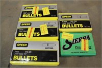 (5) Boxes Assorted 7MM Bullets