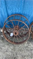 2- 25" Iron Wheels