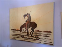 Richard Clark Signed Leather “End of The Trail”
