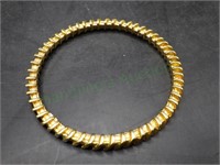 JBK 18K Plated Gold Bangle Bracelet  Cam&Kross