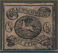 GERMANY BRUNSWICK #4 USED FINE