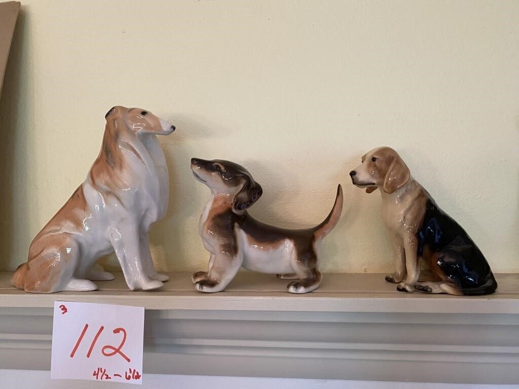 VINTAGE DOG FIGURES