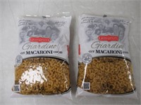 (2) Griss Pasta Giardino Macaroni, 1kg