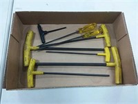 Hex head T wrenches