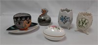 Egg Cups, Trinket Box, Cup/Saucer, Bell - ** Note