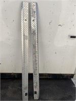 (2) Diamond Plate Aluminum Truck Bed Rails Covers.