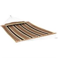 Sunnydaze Quilted Fabric Double Hammock With