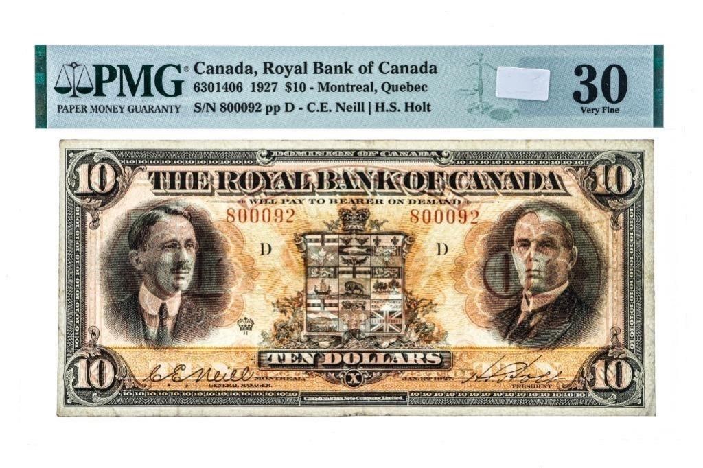 All Canadian Coin & Banknote Collection, Gold & Silver Bulli
