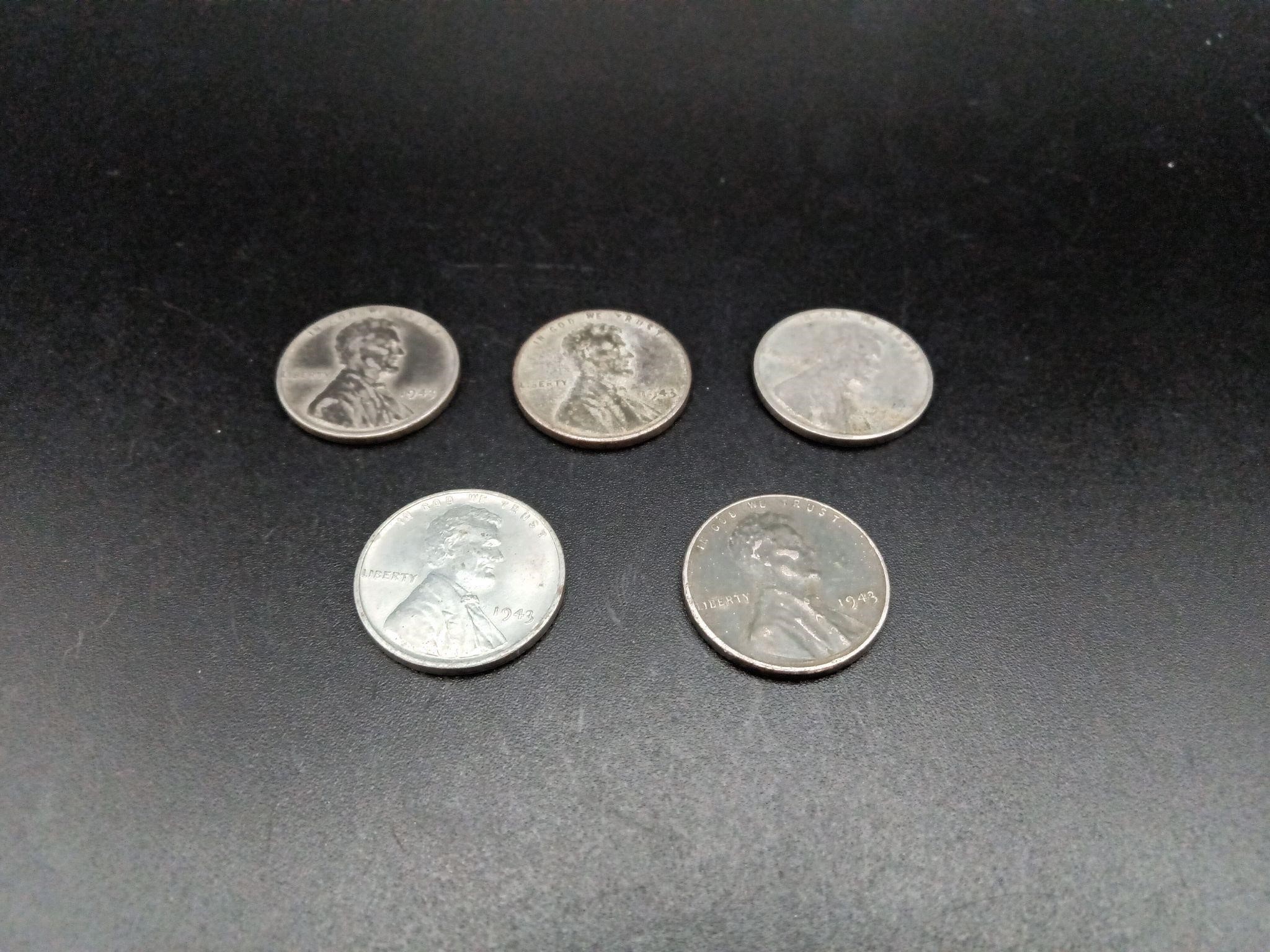 1943 Steel Penny Lot