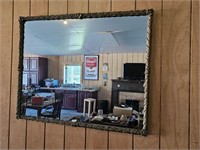 Gold frame mirror 48 x 38
