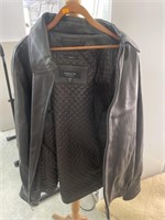 Claiborne leather jacket size xxl