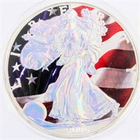 Coin 2006 Colorized Silver Eagle .999 Fine Silver