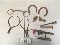 Lot of Antique & Vintage Tools - Horseshoes,