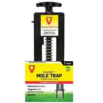 Victor Deadset Medium Plunger Trap For Moles