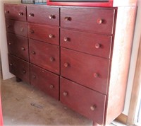 12-Drawer Homemade Dresser