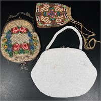 Vintage Beaded Handbags - Some Need Repair