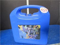 BLUE PLASTIC LUNCH BOX