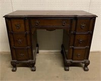 Antique Ball and Claw Foot Desk
