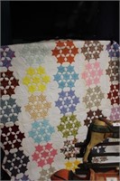 TUMBLING STAR HAND STITCHED QUILT