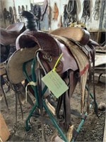 15.5" Western Saddle (Fully Rigged)