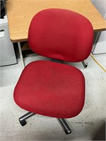 Vintage Herman Miller Red Office Desk Chair