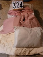 Pink Comforter ~ Mattress Pad ~ Mattress Cover