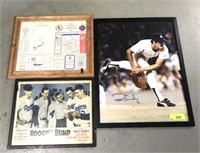 AUTOGRAPHED RON GUIDRY PHOTO,