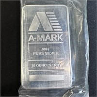 10 oz Silver Bar - A-Mark