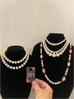 Faux Pearl Necklaces