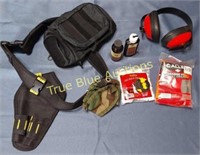Ammo Pouch , Ear Muffs , Hoppes Lubricating Oil Wi