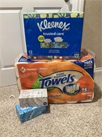 Kleenex & Paper Towels