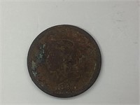 1848 US Large One Cent