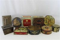 Vintage Collectible English Biscuit Tins