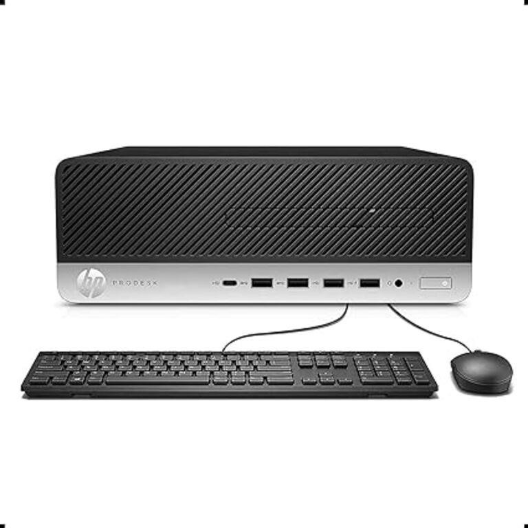 HP Pro Desk 600 G3 SFF Monitor and Keyboard